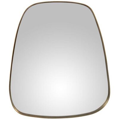 ZAGO STORE Miroir métal laitoné 75 cm MARLA - Publicité ZAGO STORE Miroir métal laitoné 75 cm MARLA - Publicité