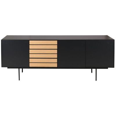 ZAGO STORE Meuble buffet 3 portes, 3 tiroirs chêne Gala - Publicité ZAGO STORE Meuble buffet 3 portes, 3 tiroirs chêne Gala - Publicité