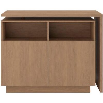 ZAGO STORE Îlot central cuisine 125cm plateau pivotant Luma - Publicité ZAGO STORE Îlot central cuisine 125cm plateau pivotant Luma - Publicité