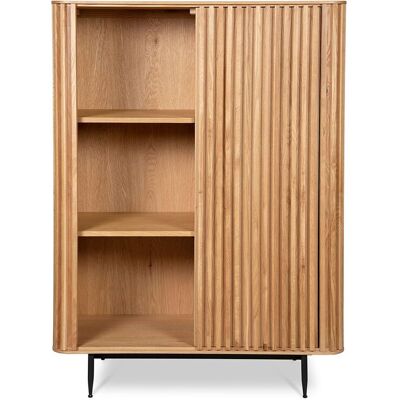 ZAGO STORE Meuble haut 1 porte coulissante chêne naturel LINEA - Publicité ZAGO STORE Meuble haut 1 porte coulissante chêne naturel LINEA - Publicité