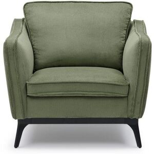 ZAGO STORE Fauteuil velours côtelé vert sapin Cleo - Publicité ZAGO STORE Fauteuil velours côtelé vert sapin Cleo - Publicité