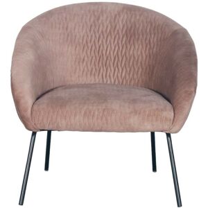 ZAGO STORE Fauteuil en velours marron clair MARCO - Publicité ZAGO STORE Fauteuil en velours marron clair MARCO - Publicité