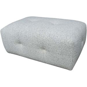 ZAGO STORE Pouf tissu bouclette gris clair MELKI - Publicité ZAGO STORE Pouf tissu bouclette gris clair MELKI - Publicité