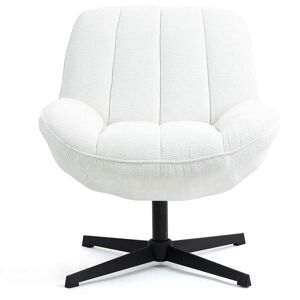 ZAGO STORE Fauteuil pivotant blanc RENA - Publicité ZAGO STORE Fauteuil pivotant blanc RENA - Publicité