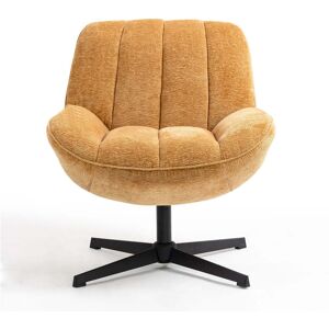 ZAGO STORE Fauteuil pivotant safran RENA - Publicité ZAGO STORE Fauteuil pivotant safran RENA - Publicité