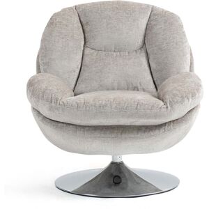 Oryo Velours Clair Rotatif Fauteuil - Fauteuil - Publicité Oryo Velours Clair Rotatif Fauteuil - Fauteuil - Publicité