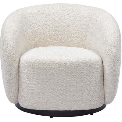 ZAGO STORE ASSA - beige - tissu bouclé - fauteuil pivotant - Publicité ZAGO STORE ASSA - beige - tissu bouclé - fauteuil pivotant - Publicité