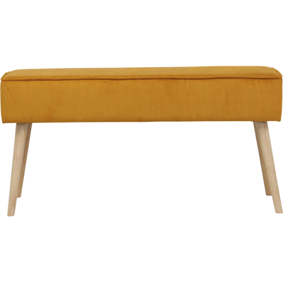 ZAGO STORE Banc velours côtelé abricot Popy - Publicité ZAGO STORE Banc velours côtelé abricot Popy - Publicité