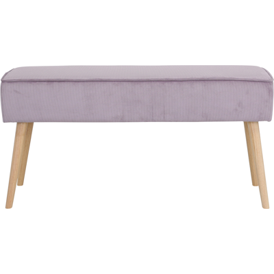 ZAGO STORE Banc velours côtelé lilas Popy - Publicité ZAGO STORE Banc velours côtelé lilas Popy - Publicité