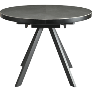ZAGO STORE Table repas céramique grise 100 cm avec allonge - Publicité ZAGO STORE Table repas céramique grise 100 cm avec allonge - Publicité