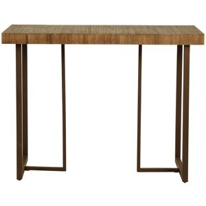 ZAGO STORE Table de bar teck recyclé 140cm WOODY - Publicité ZAGO STORE Table de bar teck recyclé 140cm WOODY - Publicité