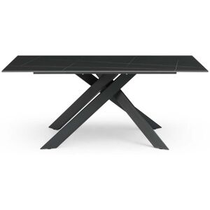 Table à manger en céramique Zago 180cm - Noire Moderne - Publicité Table à manger en céramique Zago 180cm - Noire Moderne - Publicité