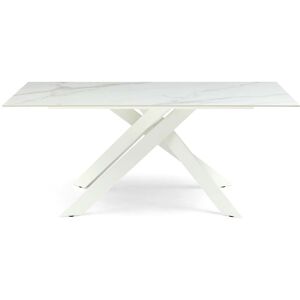 Zago - Arabescato mat blanc Cruise - 180cm - Table à manger - Publicité Zago - Arabescato mat blanc Cruise - 180cm - Table à manger - Publicité