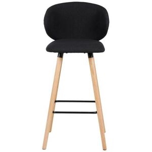 ZAGO Tiago Tabouret de Bar Style Scandinave - Pieds en Bois - Publicité ZAGO Tiago Tabouret de Bar Style Scandinave - Pieds en Bois - Publicité