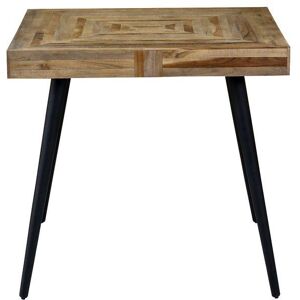 ZAGO STORE Table teck et métal 80 x 73 cm Woody - Publicité ZAGO STORE Table teck et métal 80 x 73 cm Woody - Publicité