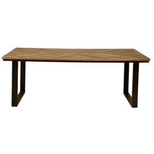 ZAGO STORE Table repas teck recyclé 200cm Woody - Publicité ZAGO STORE Table repas teck recyclé 200cm Woody - Publicité