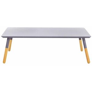 ZAGO STORE Table basse bois de hêtre et laqué gris rectangulaire 120cm Scandie - Publicité ZAGO STORE Table basse bois de hêtre et laqué gris rectangulaire 120cm Scandie - Publicité