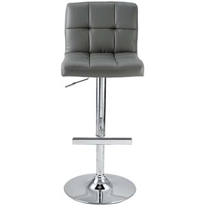 ZAGO STORE Chaise de bar PU gris JOA - Publicité ZAGO STORE Chaise de bar PU gris JOA - Publicité