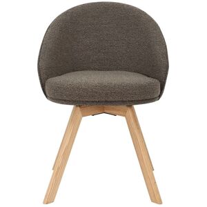 ZAGO STORE Chaise repas pivotante marron LOUMI - Publicité ZAGO STORE Chaise repas pivotante marron LOUMI - Publicité
