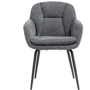 ZAGO STORE Chaise accoudoirs gris foncé - Publicité ZAGO STORE Chaise accoudoirs gris foncé - Publicité