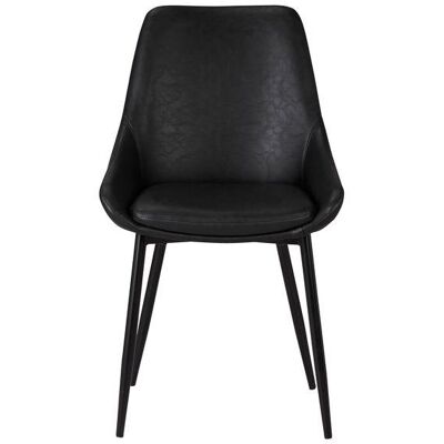 ZAGO STORE Chaise en PU noir - Publicité ZAGO STORE Chaise en PU noir - Publicité