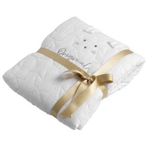 Couvre lit rectangulaire Sauthon Original Blanc Cristal - Publicité Couvre lit rectangulaire Sauthon Original Blanc Cristal - Publicité