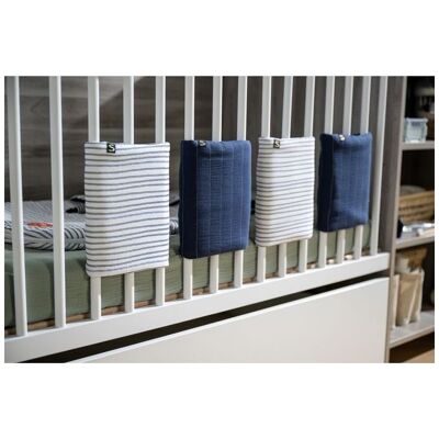 Sauthon Lot de 8 protections de barreaux Baby Sailor - Publicité Sauthon Lot de 8 protections de barreaux Baby Sailor - Publicité