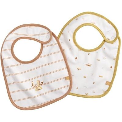 Sauthon Bavoirs lot de 2 Sunlight - Publicité Sauthon Bavoirs lot de 2 Sunlight - Publicité