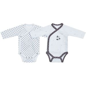 Sauthon Bodies Blanc noir lot de 2 taille naissance Chao Chao - Publicité Sauthon Bodies Blanc noir lot de 2 taille naissance Chao Chao - Publicité