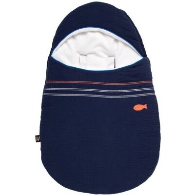 Sauthon Nid d'ange hiver 5 attaches (0-6 mois) Baby Sailor - Publicité Sauthon Nid d'ange hiver 5 attaches (0-6 mois) Baby Sailor - Publicité