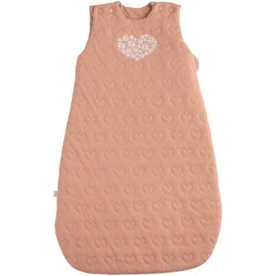 Sauthon Gigoteuse ouatinée 0-6 mois rose Petit Coeur - Publicité Sauthon Gigoteuse ouatinée 0-6 mois rose Petit Coeur - Publicité