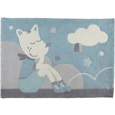 Sauthon Tapis tufté main 90x130 luluchéri - Publicité Sauthon Tapis tufté main 90x130 luluchéri - Publicité