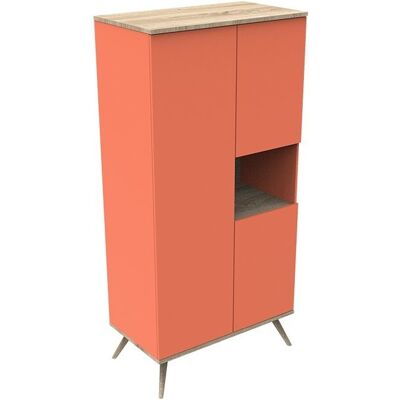 Sauthon Armoire 3 portes 1 niche version Corail Boréale - Publicité Sauthon Armoire 3 portes 1 niche version Corail Boréale - Publicité