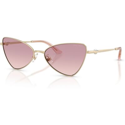 Lunettes de soleil Jimmy Choo JC4015HB Or Rose - Style Œil de Chat - Publicité Lunettes de soleil Jimmy Choo JC4015HB Or Rose - Style Œil de Chat - Publicité
