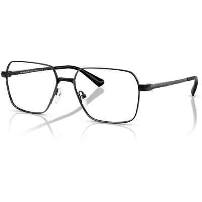Michael Kors MK3093 Encino - Monture en métal carré pour homme noir - Publicité Michael Kors MK3093 Encino - Monture en métal carré pour homme noir - Publicité