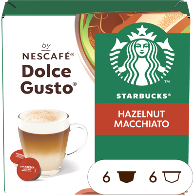 dolcegusto Starbucks® Noisette Macchiato 12 capsules - Publicité dolcegusto Starbucks® Noisette Macchiato 12 capsules - Publicité