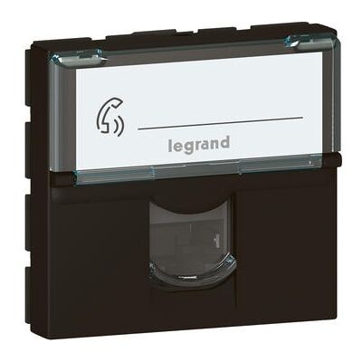 LEGRAND Prise RJ45 catégorie6A STP à blindage métal Mosaic 2 modules – noir mat - Publicité LEGRAND Prise RJ45 catégorie6A STP à blindage métal Mosaic 2 modules – noir mat - Publicité