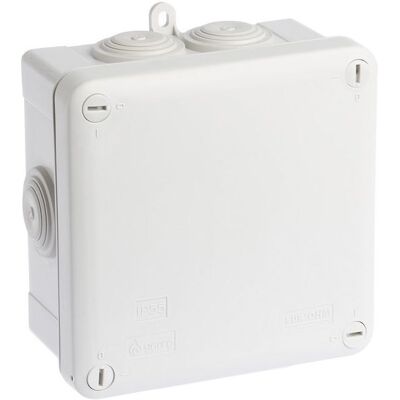 Boîte de dérivation Eur'Ohm 105x105x55mm IP55 - 50034 - Publicité Boîte de dérivation Eur'Ohm 105x105x55mm IP55 - 50034 - Publicité