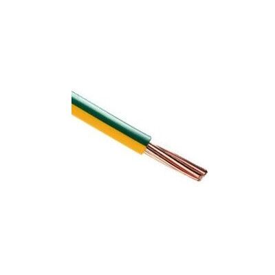 FILS Fil électrique rigide H07VR 10mm² Vert/Jaune - Au mètre - Publicité FILS Fil électrique rigide H07VR 10mm² Vert/Jaune - Au mètre - Publicité