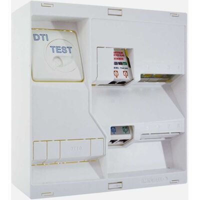 MICHAUD Tableau de communication TDC Néo - 4 Rj45 GRD3 - Publicité MICHAUD Tableau de communication TDC Néo - 4 Rj45 GRD3 - Publicité