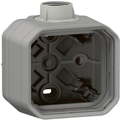 LEGRAND Boîtier saillie étanche Plexo 1 poste avec 1 entrée à presse-étoupe - gris - Publicité LEGRAND Boîtier saillie étanche Plexo 1 poste avec 1 entrée à presse-étoupe - gris - Publicité