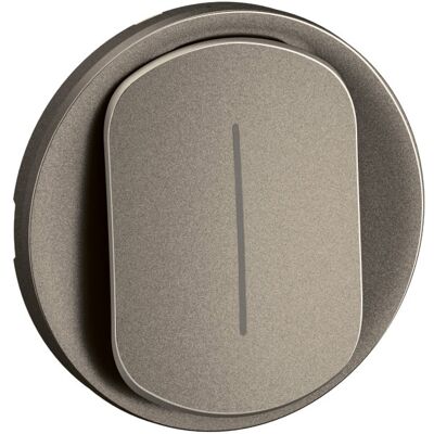 LEGRAND Enjoliveur interrupteur ou va-et-vient témoin Céliane Titanium - CT0007 - Publicité LEGRAND Enjoliveur interrupteur ou va-et-vient témoin Céliane Titanium - CT0007 - Publicité
