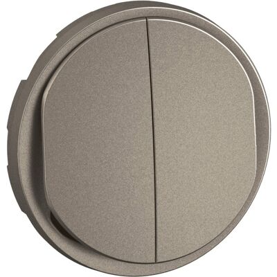 LEGRAND Enjoliveur double poussoir lumineux Céliane Titanium - CT3001 - Publicité LEGRAND Enjoliveur double poussoir lumineux Céliane Titanium - CT3001 - Publicité
