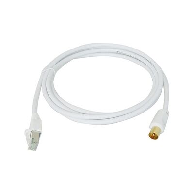 MICHAUD Cordon de liaison Fiche IEC TV/RJ45 - Publicité MICHAUD Cordon de liaison Fiche IEC TV/RJ45 - Publicité
