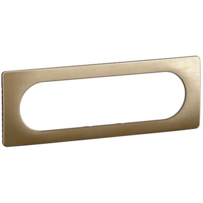 LEGRAND Plaque Céliane Bronze Satiné 6/8 modules - CP1611 - Publicité LEGRAND Plaque Céliane Bronze Satiné 6/8 modules - CP1611 - Publicité
