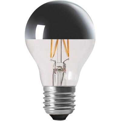 ARIC Lampe déco E27 4W – Calotte argentée 2500K - Publicité ARIC Lampe déco E27 4W – Calotte argentée 2500K - Publicité