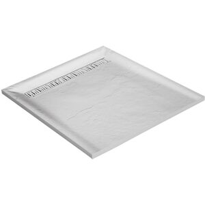 Plateau de douche U-TILE en résine blanche 120x120cm - Haute densité, Antidérapant - Publicité Plateau de douche U-TILE en résine blanche 120x120cm - Haute densité, Antidérapant - Publicité
