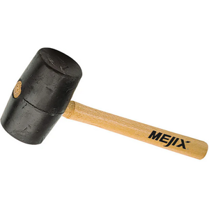 MEJIX Maillet caoutchouc noir - 180208 - Publicité MEJIX Maillet caoutchouc noir - 180208 - Publicité