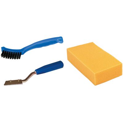 Mejix 185920 Kit de nettoyage - Brosse, Éponge, Râpe - Publicité Mejix 185920 Kit de nettoyage - Brosse, Éponge, Râpe - Publicité