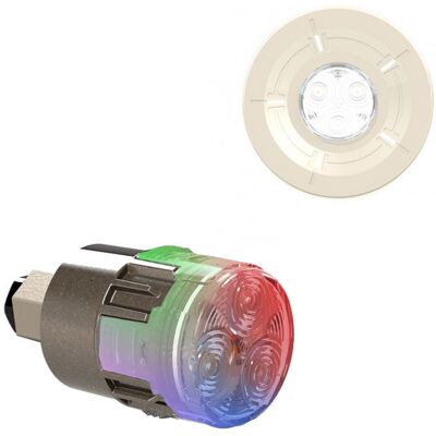 Projecteur led couleur mini-brio x15 avec enjoliveur mini-chroma sable - Ccei - Publicité Projecteur led couleur mini-brio x15 avec enjoliveur mini-chroma sable - Ccei - Publicité